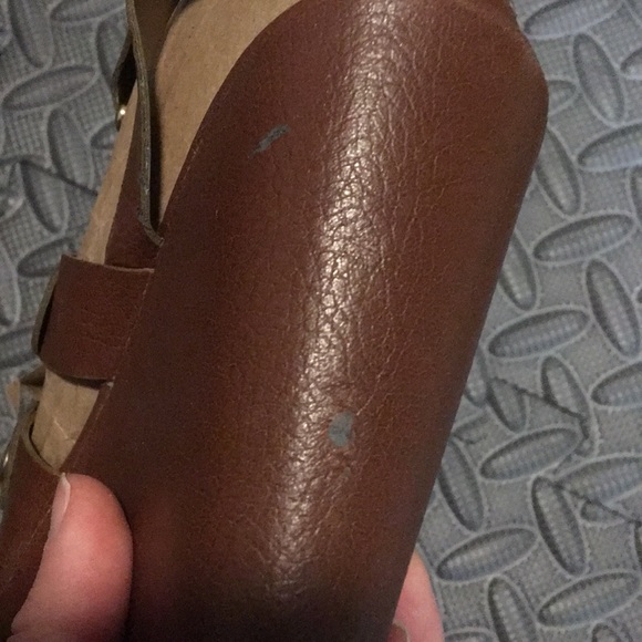 CYNTHIA VINCENT for target, brown wedge sz7 New - Picture 5 of 7